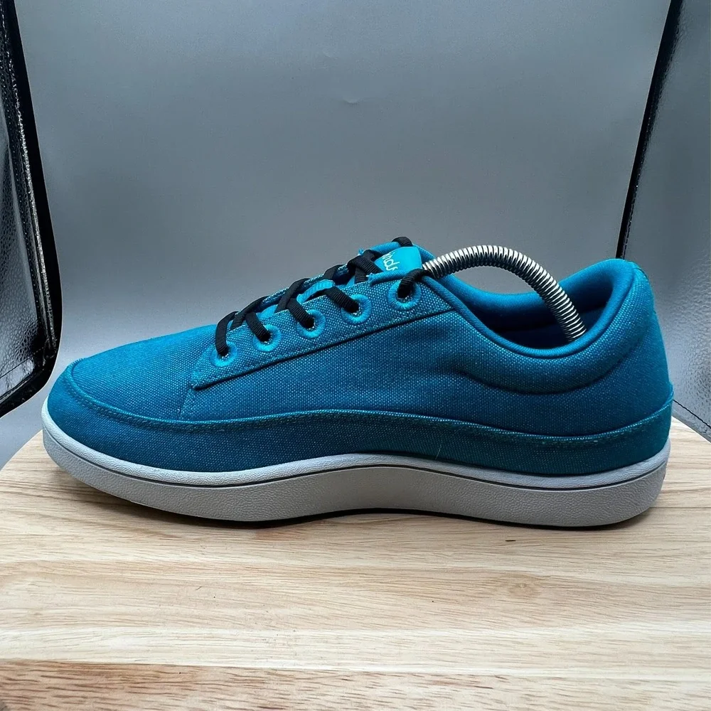 Allbirds Thrive Men's  10 Teal Canvas Pacers  Casual‎ Shoes Sneakers EUC